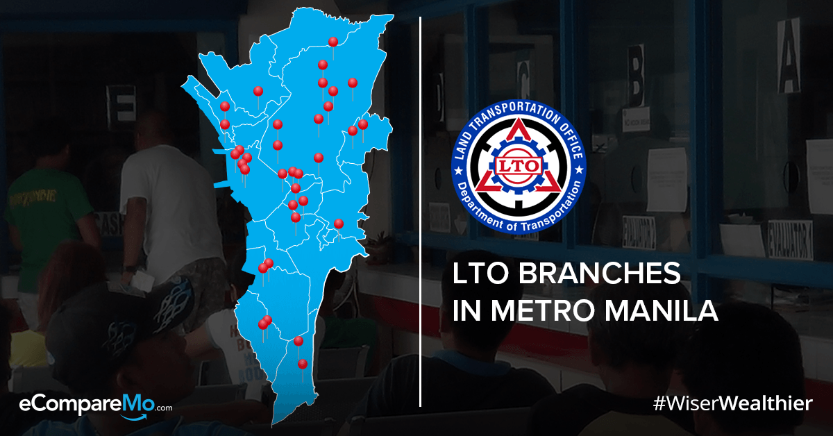 Metro Auto Loan >> Updated 2019 List Of LTO Branches In Metro Manila - eCompareMo Metro Auto Loan >> Updated 2019 List Of LTO Branches In Metro Manila - eCompareMo