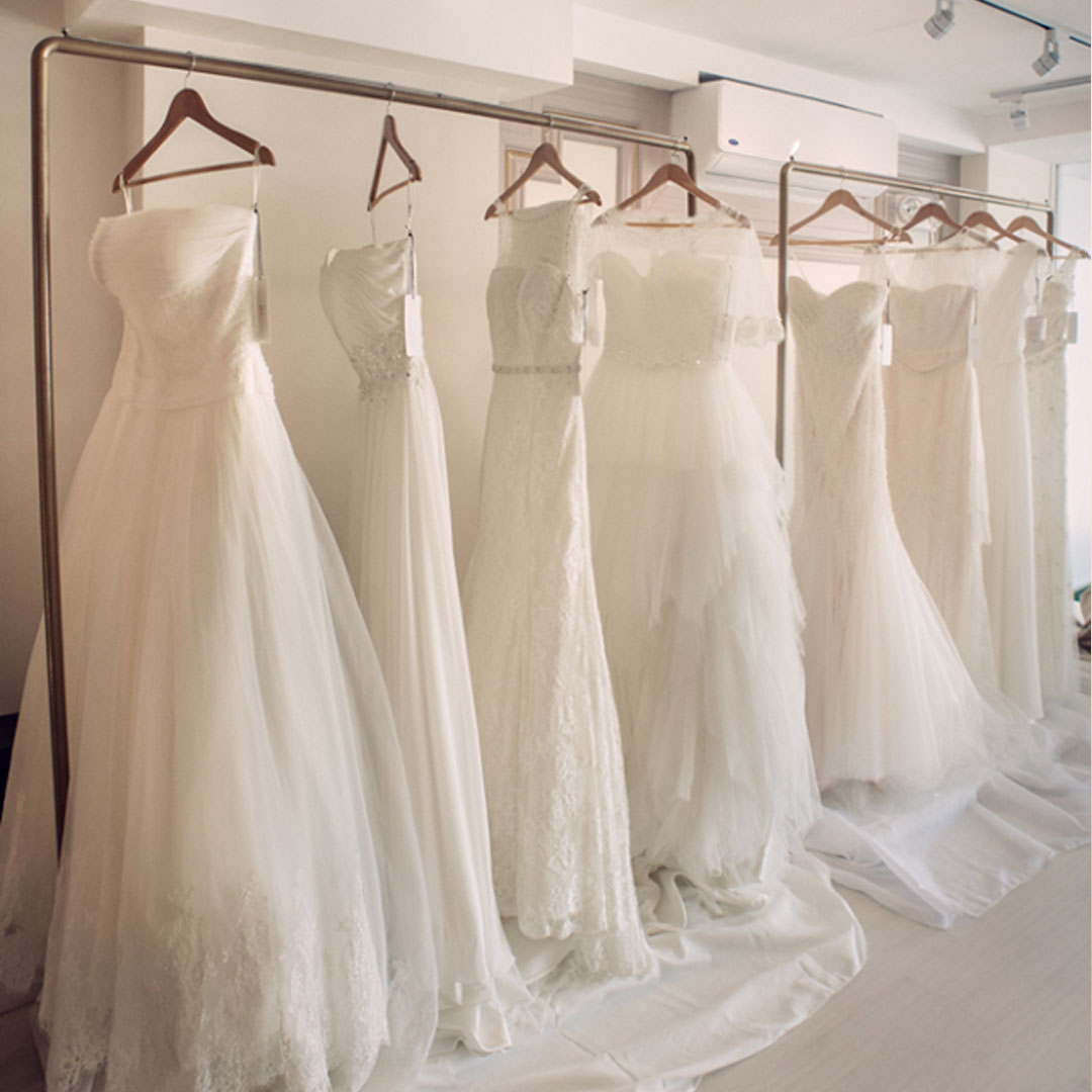 still white wedding gowns