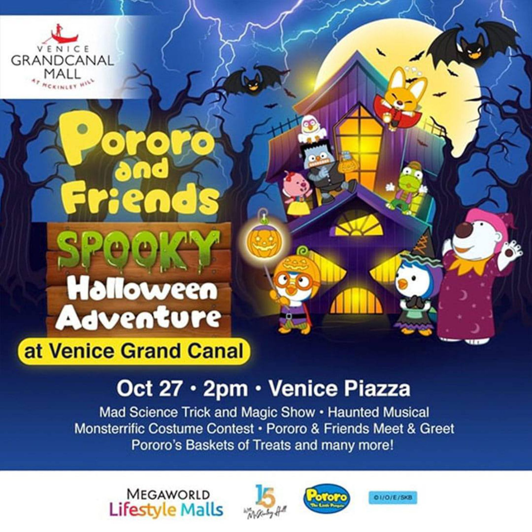 Venice Grand Canal’s Spook Town: Pororo and Friends Spooky Halloween Adventure
