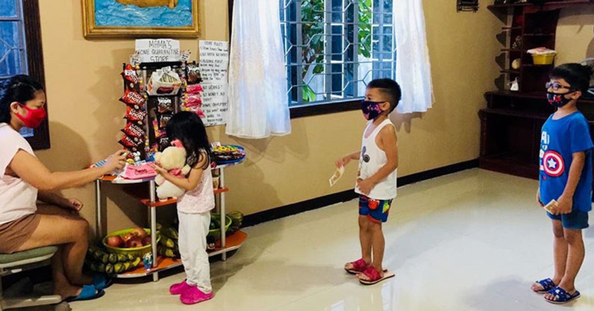 Mom Teaches Kids Lessons on Hardwork and Community Guidelines During Quarantine