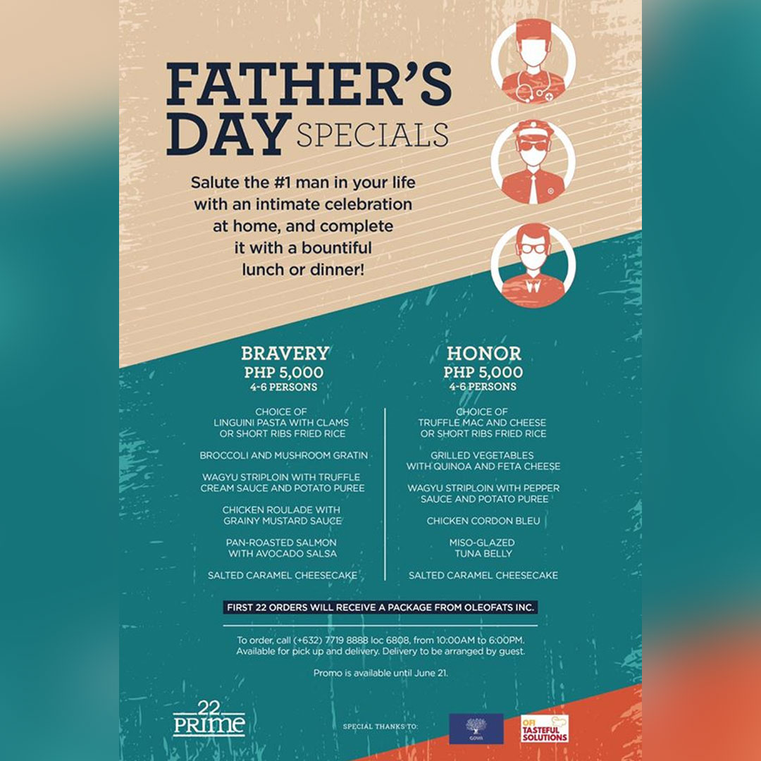 22 Prime Discovery Suites Father's Day promo 2020