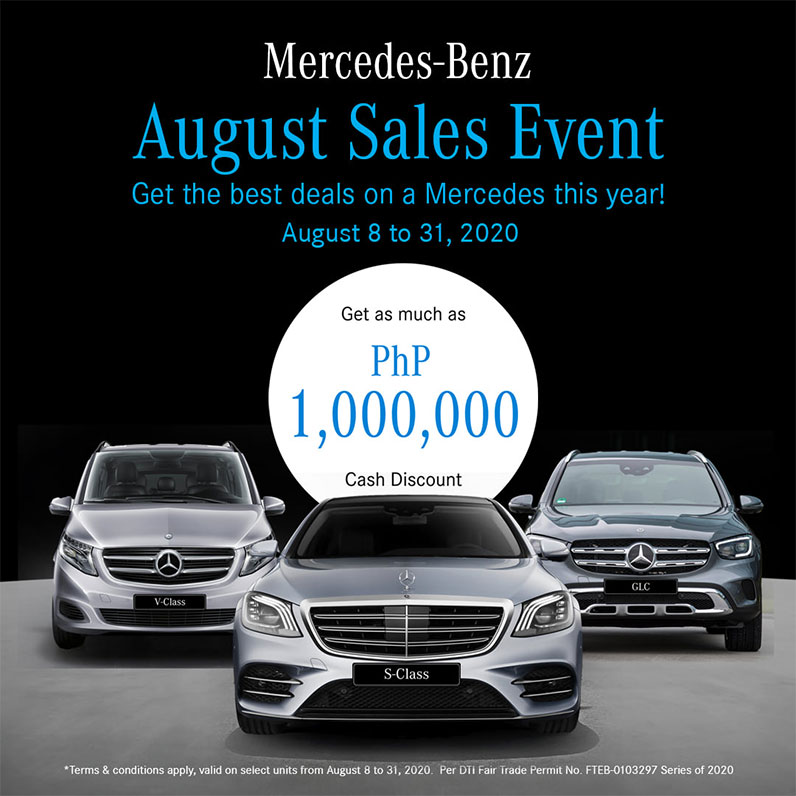 Mercedes Benz August promo